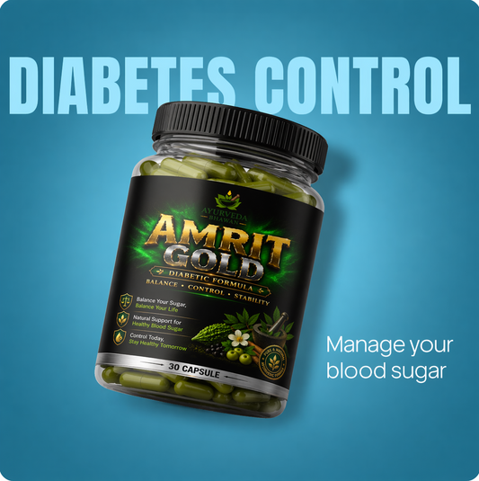 Ayurveda Bhawan Diabetic Control Capsule- Natural Ayurvedic Solution for Balanced Blood Sugar Levels