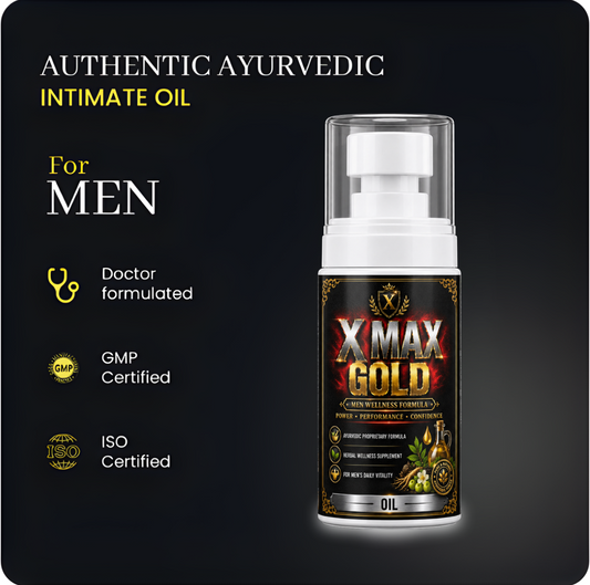 X Max Oil - Pure Ayurvedic Massage Oil For Men