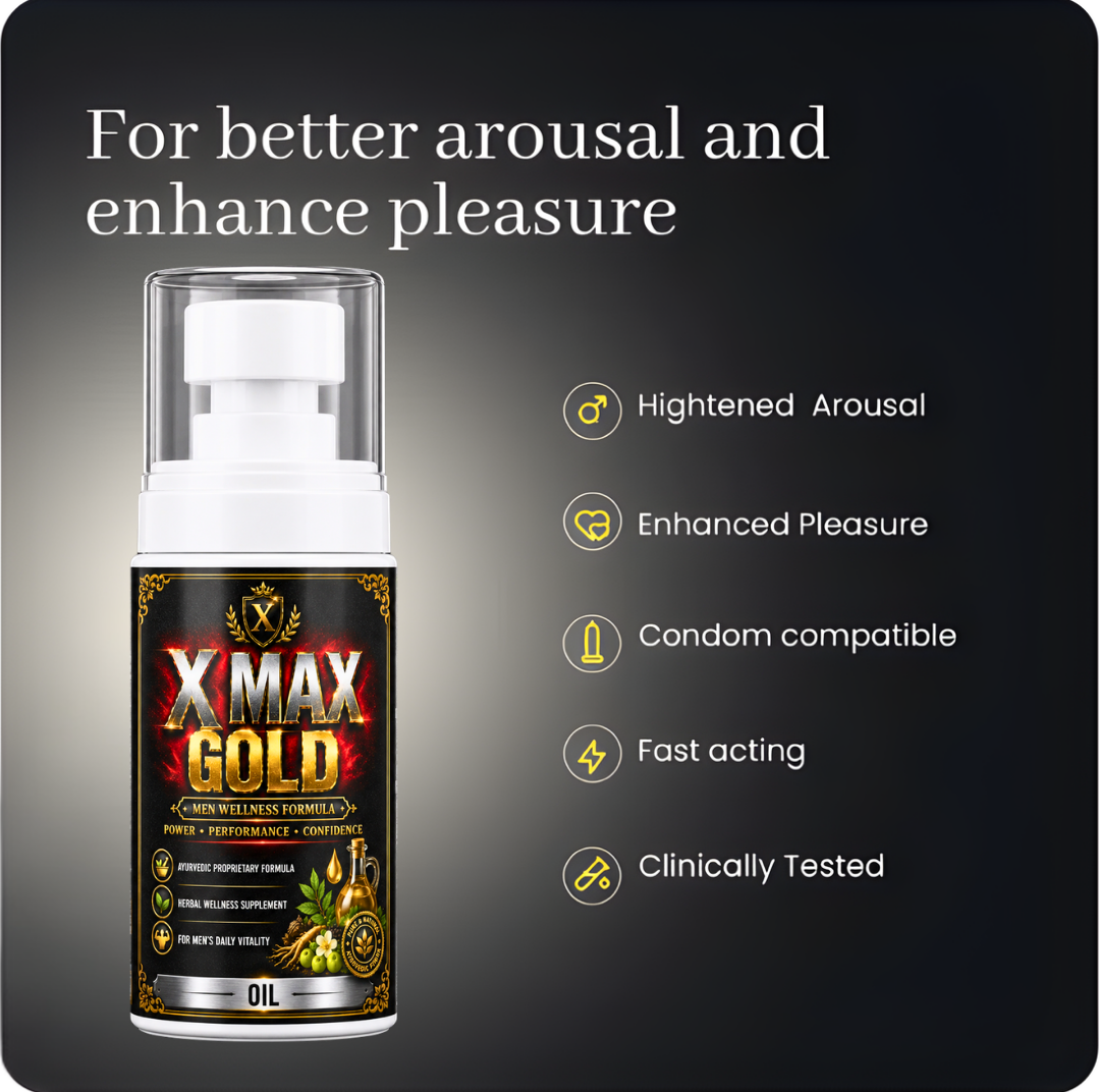 X Max Oil - Pure Ayurvedic Massage Oil For Men