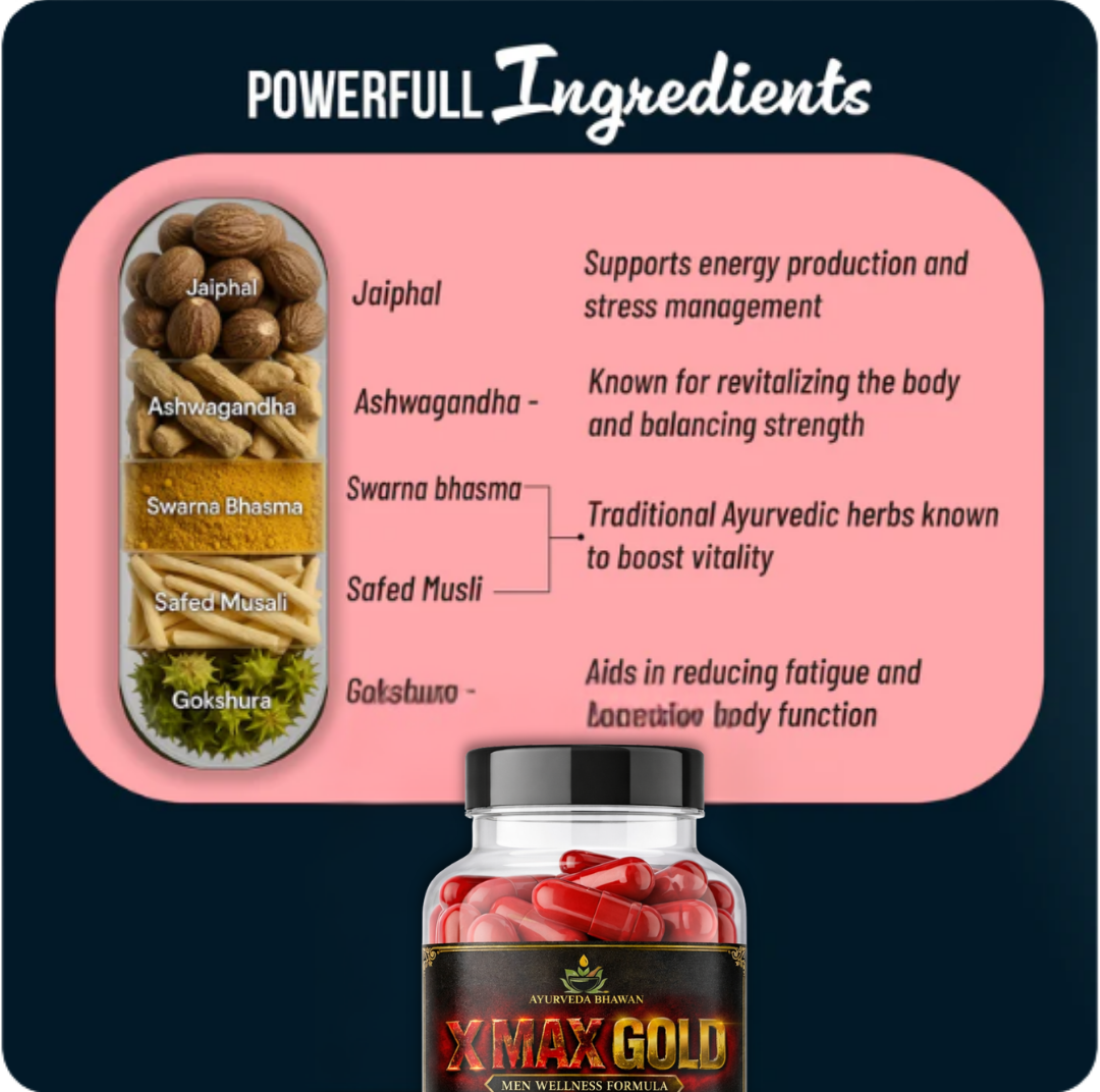 X-MAX Gold| Double Strength Formula for Vitality & Wellness
